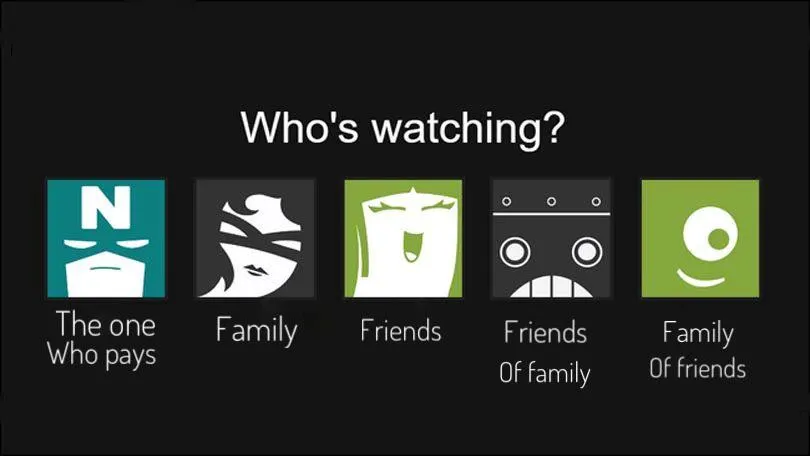 Netflix account representing how we share the system to an extreme