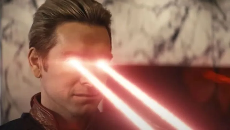 Homelander laserin' things