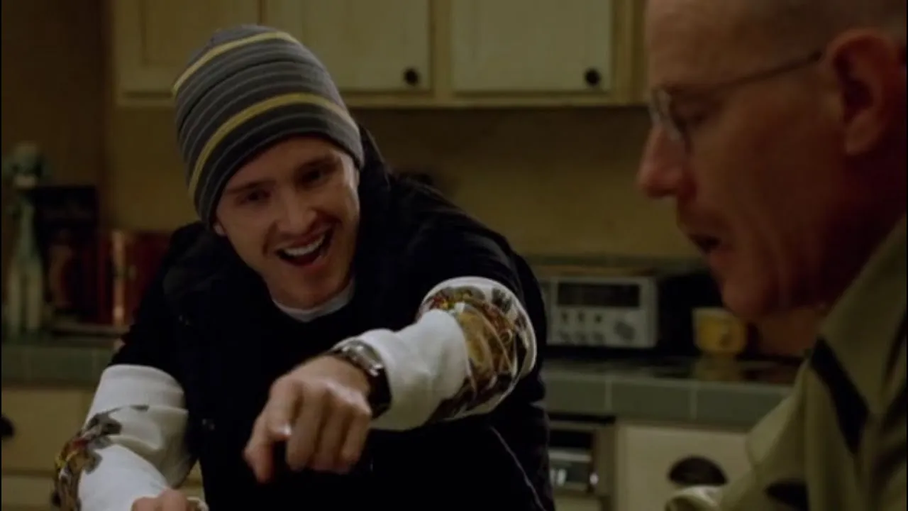 Jesse from Breaking Bad with his famous quote 'Yeah, science!'