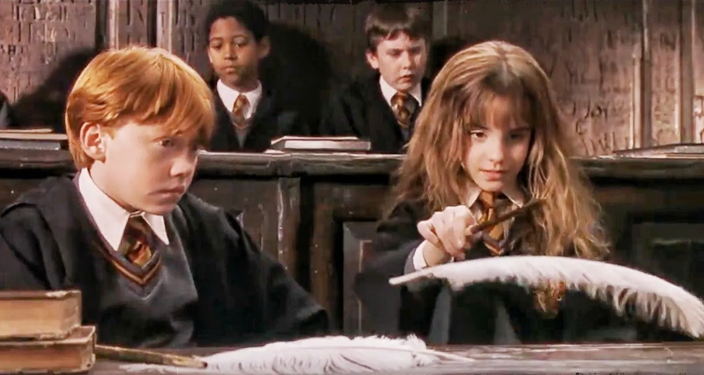 Wingardium Leviosa scene from Harry Potter and the Philosopher's Stone