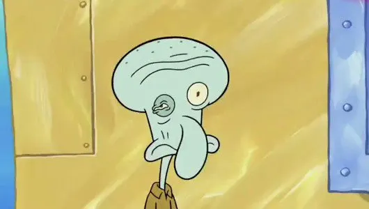 Confused squidward