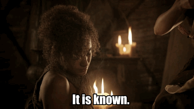 'It is known' scene from Game of Thrones