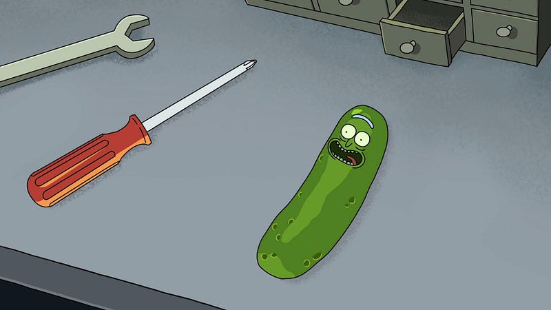 Pickle Rick from Rick and Morty