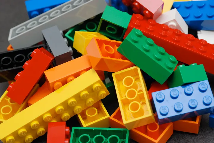 A bunch of legos