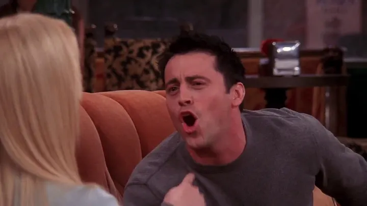 Joey doesn't share food meme