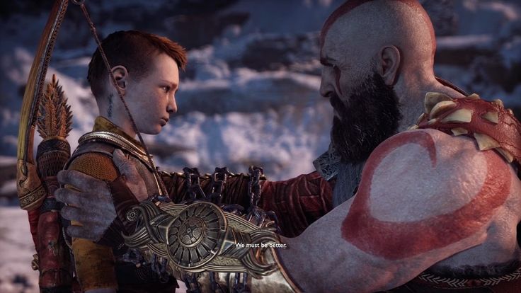 Kratos with his classic phrase to Atreus