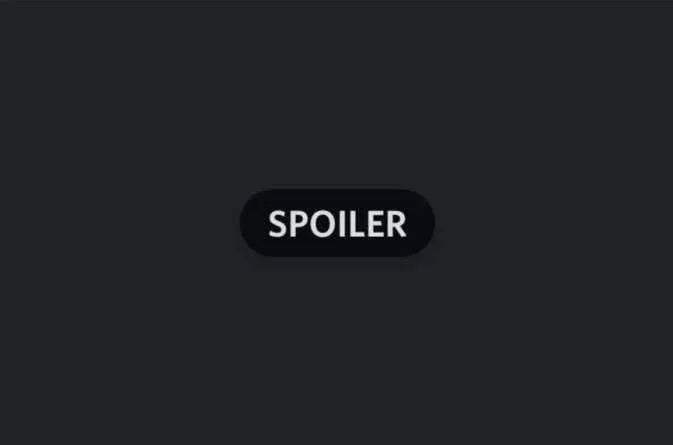 A spoiler block!