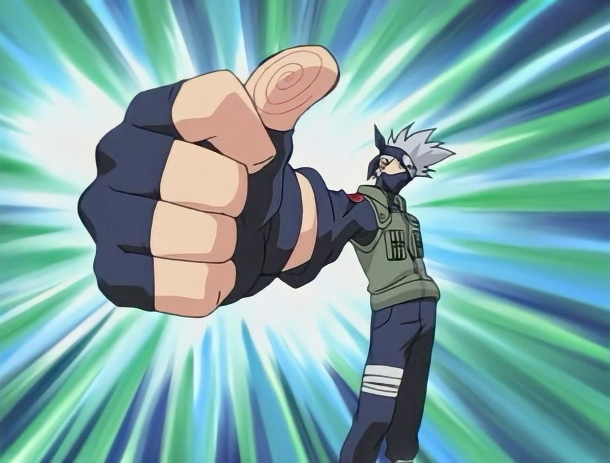 Kakashi giving the thumbs up