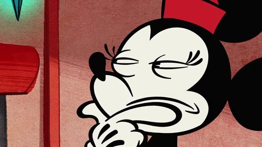 Mickey Mouse thinking