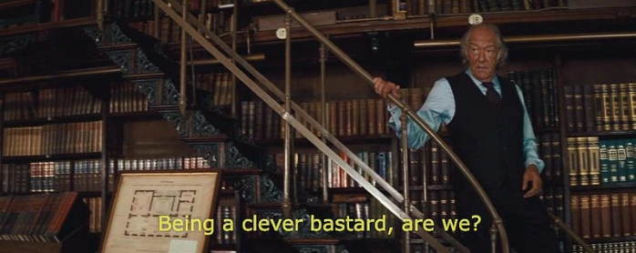 Layer cake library quote 'Being a clever bastard, are we?'