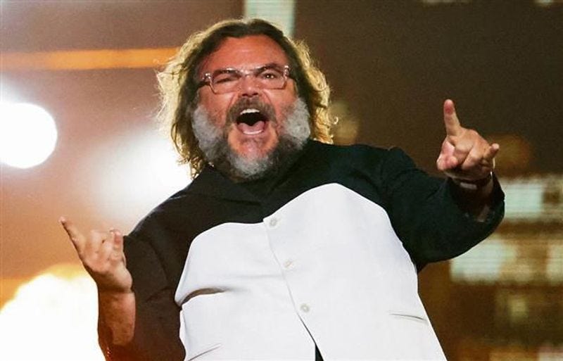 Jack Black with a 'Yeah!'